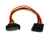 StarTech.com Cavo estensione di alimentazione SATA 15 pin 20 cm (8IN 15 PIN SATA POWER EXTENSION - CABLE)