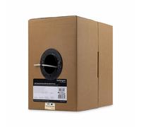 StarTech.com Matassa cavi di rete Cat5e - Rotolo in serie di cavi UTP solidi CMR Cat5e, 304,8 m colore grigio