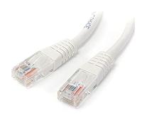 StarTech. com - Cavo Ethernet Cat5e, 3 m, bianco, cavo patch stampato Cat5e, cavo di rete, cavo Ethernet, cavo Cat 5e, 3 m
