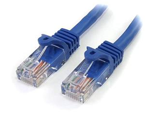 StarTech.com Cavo Ethernet Cat5e, 30,5 m, colore blu, cavo patch antigroviglio, cavo di rete lungo, cavo Ethernet, cavo Cat 5e, 30,5 m
