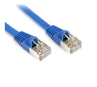StarTech.com Cavo Ethernet Cat5e da 15,2 m, schermato, colore blu, cavo di rete Ethernet (S45PATCH50BL)