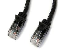 StarTech.com Cavo Ethernet CAT6 7m, Cavo di rete CAT 6 Gigabit nero, 650MHz 100W PoE RJ45 UTP, Cavo patch/Network Snagless, Testato individualmente/Certificato UL/TIA (N6PATC7MBK)