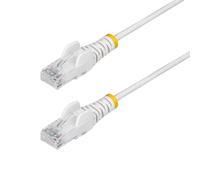 StarTech.com Cavo Ethernet CAT6 Bianco da 3m; Patch UTP con Plug RJ45 Antigroviglio, Cavo Lan Slim in Rame Puro 28AWG