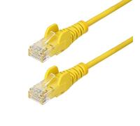 StarTech.com Cavo Ethernet CAT6 Giallo da 5m; Patch UTP con Plug RJ45 Antigroviglio, Cavo Lan Slim in Rame Puro 28AWG