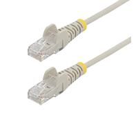 StarTech.com Cavo Ethernet CAT6 Grigio da 5m; Patch UTP con Plug RJ45 Antigroviglio e Rilievi di Trazione, Cavo Lan Slim in Rame Puro 28AWG, Sottoposto a test Fluke - Nouvo