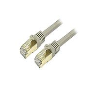 StarTech.com Cavo Ethernet CAT6a da 9,1 m, schermato da 10 Gigabit, RJ45, 100 W, PoE, cavo di rete 10GbE STP, categoria 6a, testato Fluke, certificato UL/TIA (C6ASPAT30GR), grigio