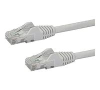 StarTech.com, Cavo Gigabit Ethernet Cat6 da 3,7 m, bianco, 650 MHz, PoE 100 W, RJ45, UTP, cavo di rete/patch cord antigroviglio, con serracavo, testato Fluke, certificato UL/TIA (N6PATCH12WH)