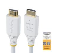 StarTech.com Cavo HDMI Premium Certificato Alta Velocità da 3m, 4K 60Hz / 1440p 144Hz, HDR10 / HDCP 2.2 / ARC, 18 Gbps, UHD HD NEW