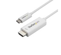StarTech.com Cavo HDMI a USB-C da 1m - Cavetto USB 3.1 Tipo C a HDMI - 4k a 60Hz - Bianco