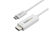StarTech.com Cavo HDMI a USB-C da 1m - Cavetto USB 3.1 Tipo C a HDMI - 4k a 60Hz - Bianco NEW