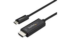 StarTech.com Cavo adattatore USB C a HDMI da 2m - Cavo video USB tipo C a HDMI 2.0 - Compatibile con Thunderbolt 3 - USB Type C Laptop a HDMI Monitor/Display - DP 1.2 Alt Mode HBR2 - Nero