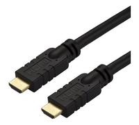 StarTech.com Cavo HDMI 2.0 da 10 m - Cavo HDMI attivo 4K a 60 Hz - Classificazione CL2 per installazione a parete - Cavo HDMI UHD ad alta velocità e lunga durata - HDR, 18 Gbps - Cavo da maschio a maschio - Nero