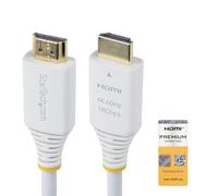 StarTech.com Cavo HDMI ad alta velocità Certificato Premium da 1,8m, 4K 60Hz/1440p 144Hz, 18Gbps, cavo UHD HDMI 2.0