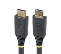 StarTech.com Cavo HDMI attivo ad alta velocità da 15m, 4K 60Hz/1440p 144Hz, 18Gbps, cavo UHD HDMI 2.0, rivestimento in TPE