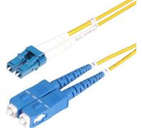 StarTech.com Cavo in fibra ottica duplex monomodale OS2 da LC a SC UPC da 20 m 9/125m 100G Insensibile alla piegatura Bassa per