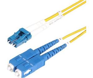 StarTech.com Cavo in fibra ottica duplex monomodale OS2 da LC a SC UPC da 20 m 9/125m 100G Insensibile alla piegatura Bassa per NEW