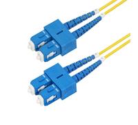 StarTech Cavo Fibra Ottica Monomodale OS2 SC/SC 2m 9/125 Duplex LSZH