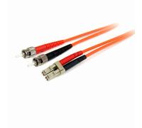 StarTech.com Cavo in fibra ottica duplex multimodale 62,5/125, LSZH, LC/ST, OM1, da LC a ST (FIBLCST5) da 5 m