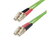 StarTech.com Cavo in Fibra Ottica Multimodale da LC a LC (UPC) OM5 da 15m, Cavo Patch Duplex LOMMF 50/125µm LSZH, VCSEL, 40G/100G, Bretella ottica, Bassa perdita di Inserzione (LCLCL-15m-OM5-FIBER)