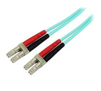 Startech Aqua Om4 Duplex Multimode Fiber Optic Cable 5 M Network Cable Rosso,Nero