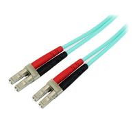 STARTECH.COM - Cavo in Fibra Ottica Multimodale Duplex OM4 LC / LC - 100 Gb - 50/125 - LSZH - Turchese da 2m