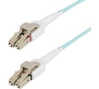 StarTech.com Cavo in fibra ottica multimodale OM4 LC a LC UPC commutabile con linguette push-pull 5m 50/125m Reti 100G Bassa pe