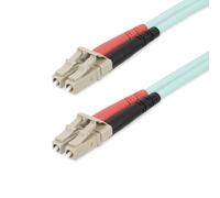 StarTech.com Cavo in Fibra Ottica Multimodale OM4 LC/LC UPC da 20 m, Fibra LOMMF/VCSEL da 50/125 µm, reti 100G, Cavo Ottico con bassa Perdita di Inserzione, Cavo Patch in Fibra LSZH (450FBLCLC20)