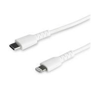StarTechcom Cavo durevole da USB-C a Lightning da 2m bianco - Cavo di alimentazione/sincronizzazione in Fibra aramidica robust