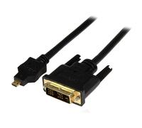 StarTech.com Cavo Micro HDMI a DVI-D 2 m - M/M (6FT MICRO HDMI TO DVI-D CABLE - MICRO HDMI DVI-D CONVERTER CORD)