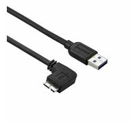 Startech Slim Micro Usb 3.0 Cable M/m Right 2 M One Size Black