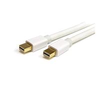StarTech.com Cavo Mini DisplayPort da 3 m - Cavo Video Ultra HD 4K x 2K - Cavo Mini DisplayPort 1.2 - Cavo per Monitor da Mini DP a Mini DP - Cavo mDP Bianco (MDPMM3MW)