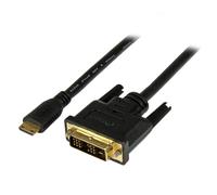 StarTech.com Cavo Mini HDMI a DVI-D 2 m - M/M (6FT MINI HDMI TO DVI-D CABLE - MINI HDMI DVI-D CONVERTER CORD)