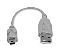 StarTech.com Cavo mini USB 2.0 15 cm - A a mini B (6IN MINI USB 2.0 CABLE - A TO - MINI B)
