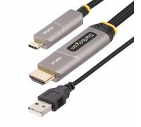 StarTech.com Cavo ottico attivo (AOC) da USB-C a HDMI 2.0 da 9,15 m, 4K 60 Hz, cavo adattatore USB Tipo-C a HDMI, CL3