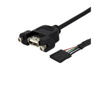 StarTech.com Cavo pannello USB 30 cm - Cavo USB A a collettore scheda madre F/F