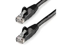 StarTech.com Cavo patch antigroviglio UTP RJ45 Gigabit Cat6 nero 2m, Cavo patch da 2 m con funzionalità Power-over-Ethernet (N6PATC2MBK)