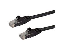 Startech.Com Cavo Patch Antigroviglio UTP Rj45 Gigabit Cat6 Nero 7M, Cavo Patch