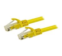 StarTech.com Cavo patch CAT6 da 7,5 m - Filo di rame al 100% - Connettore antistrappo - Giallo (7.5 M CAT6 CABLE - YELLOW - SNA