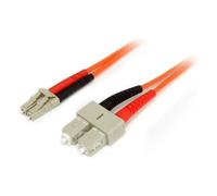 StarTechcom Cavo patch duplex in fibra multimodale 50/125 1 m LC - SC