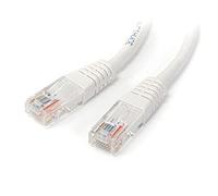 StarTech.com Cavo patch UTP Cat5e RJ45 modellato bianco da 15 m Cat 5e, Cavo patch da 15 m