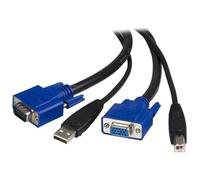 Startech Cavo Switch Kvm Per Usb E Vga Da 1.8m One Size Black