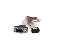 StarTech.com Cavo per montaggio a pannello seriale maschio 9 pin a collettore sc