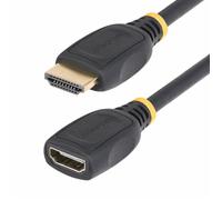 StarTech.com Cavo prolunga HDMI 2.0 da 1m, cavo HDMI ad alta velocità, 4K 60Hz, cavo adattatore di prolunga HDMI da maschio a NEW