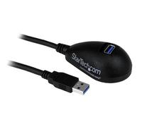 StarTech.com Cavo prolunga USB 3.0 SuperSpeed Tipo A da 1,5m - Maschio/Femmina - Nero (CABLE 1.5M EXTENSION USB 3.0 - A DESKTOP