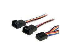 StarTech.com Cavo Sdoppiatore per Alimentatore Ventola 4 Pin 12'', F/M