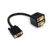 StarTech.com Cavo Sdoppiatore VGA a 2 uscite VGA - Cavo Y splitter VGA a doppia uscita VGA - M/F da 30 cm (1FT VGA TO 2X VGA VI