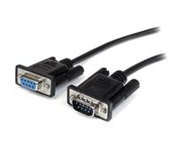 StarTech.com Cavo seriale diretto RS232 DB9 1m nero - M/F