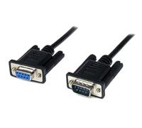 ST SCNM9FM2MBK - 2m Black DB9 RS232 Null Modem Cable F/M