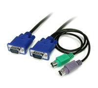 StarTech.com Cavo sottile KVM, PS/2 3 in 1, 1,8 m (Startech.com 3-In-1 Ultra Thin Ps/2 KVM Cable - Keyboard / Video / Mouse [Kv