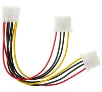 StarTech.com Cavo splitter per alimentazione da 1 x LP4 a 2x LP4 M/F, Sdoppiatore Y LP4 (PYO2L)